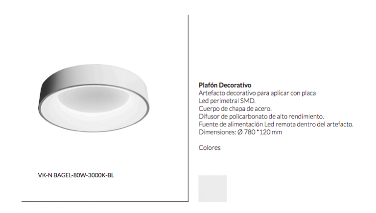 Espejo Circular Con Luz Bagel Dimmerizable Di Metro Cm Boutique