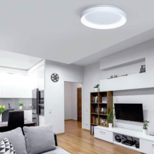 Plafón led circular extrachato dimmerizable Iglú diámetro 78cm