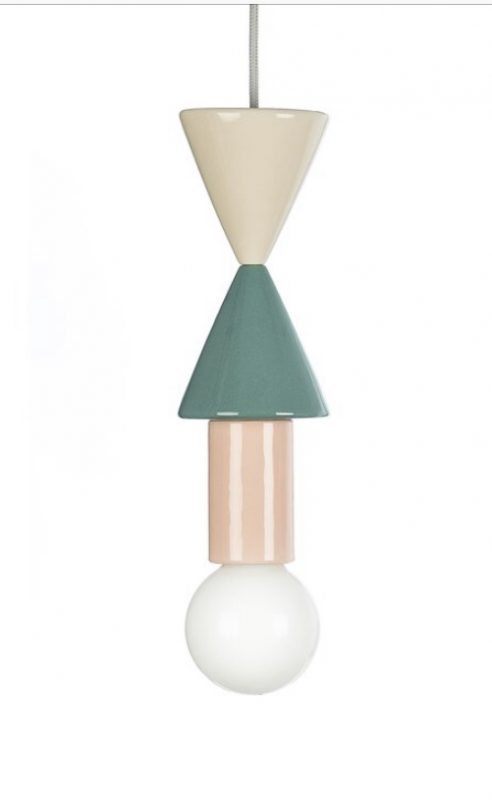 Lámpara Colgante Cono Fabricada En Cartón Corrugado Diámetro 60cm Boutique De Luz 1869