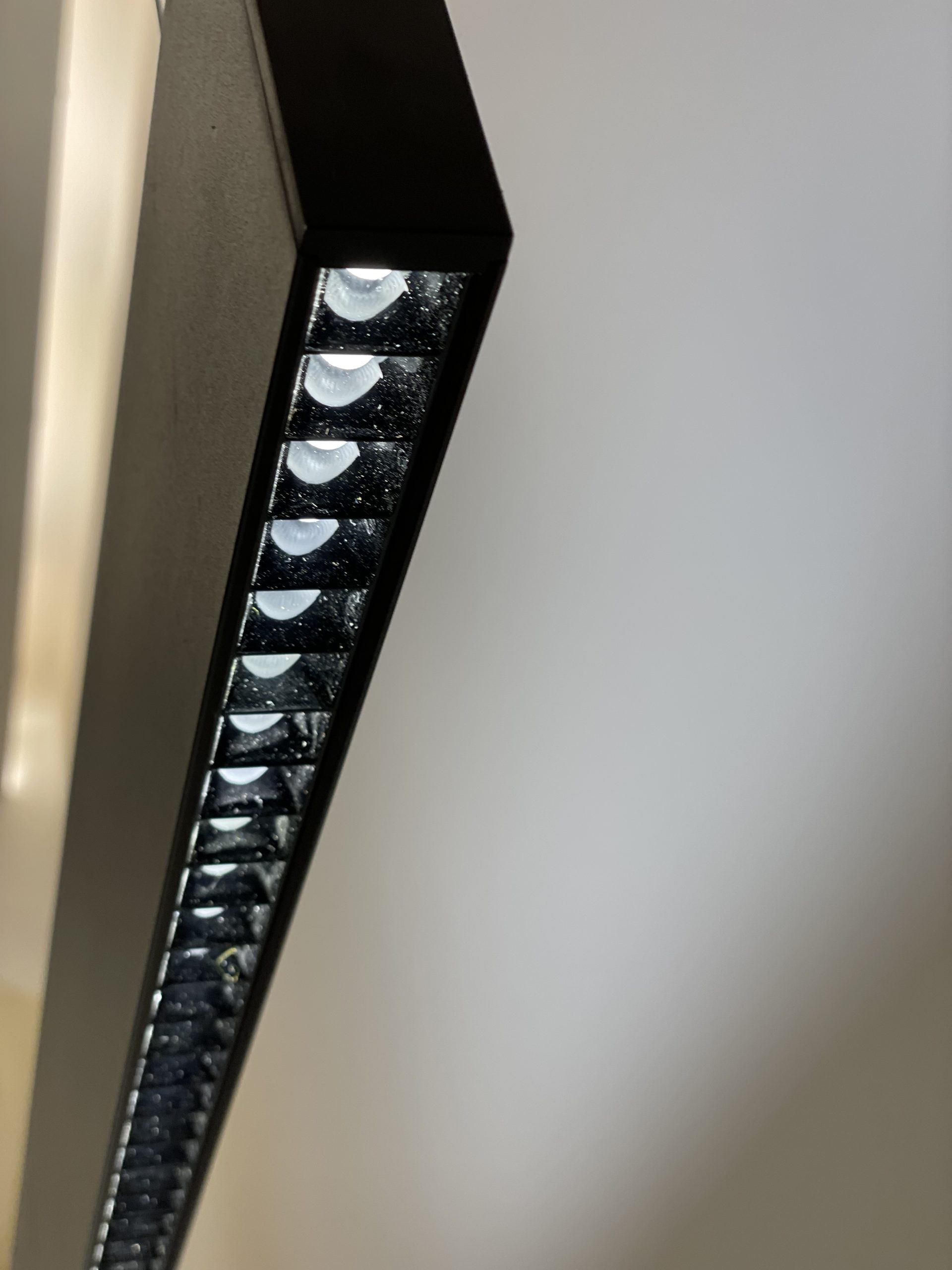 Joyero LED de lámpara lineal LED tira de aluminio Armario de